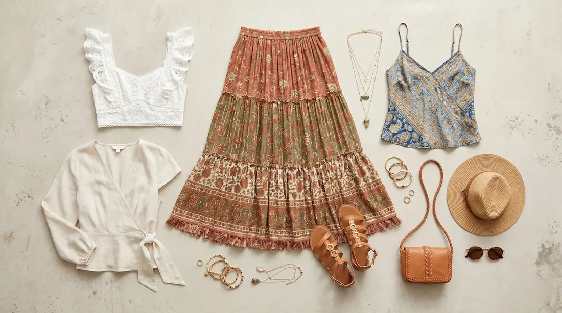 What to Wear with a Boho Skirt