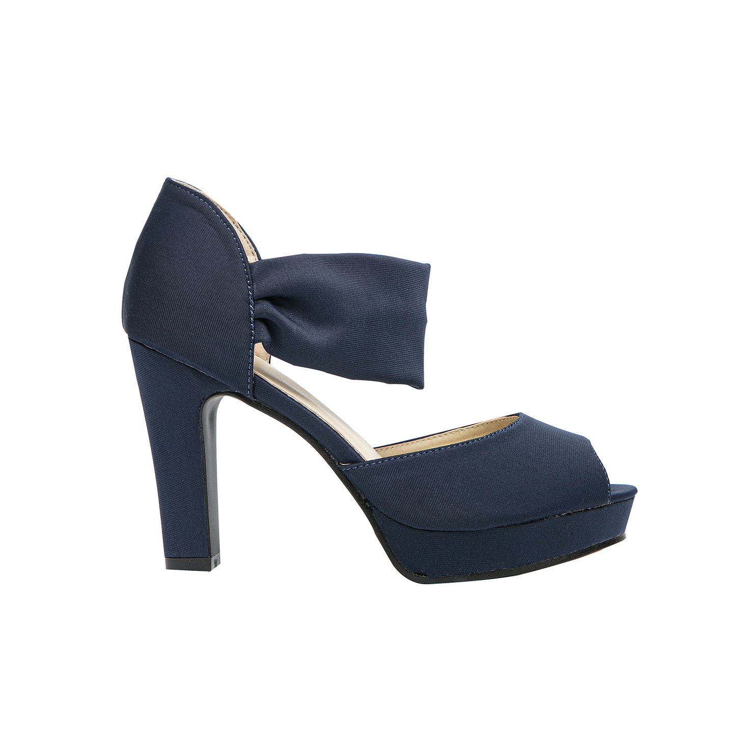 Vintage Two-Tone Platform Block Heels