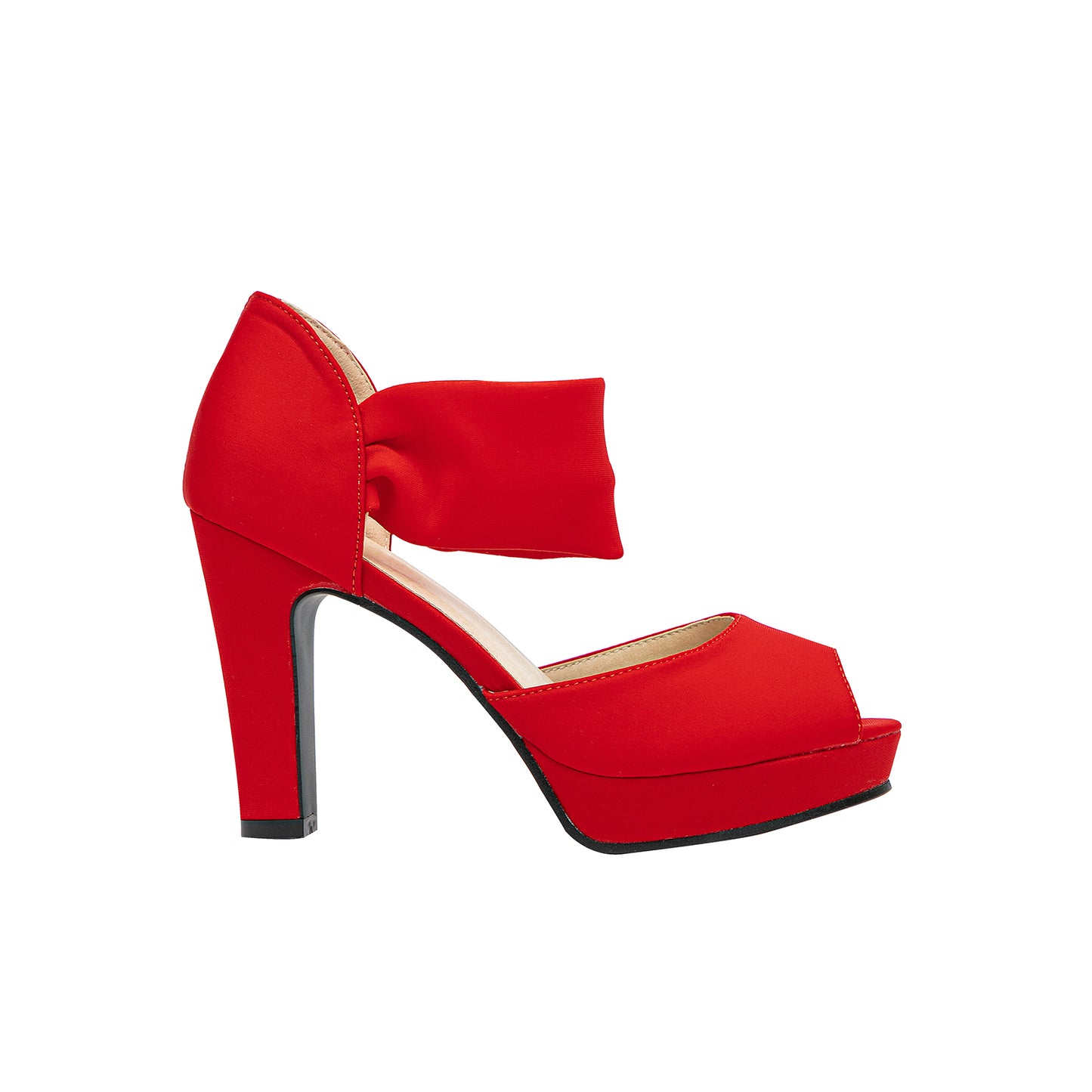 Vintage Two-Tone Platform Block Heels