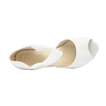 Vintage Two-Tone Platform Block Heels