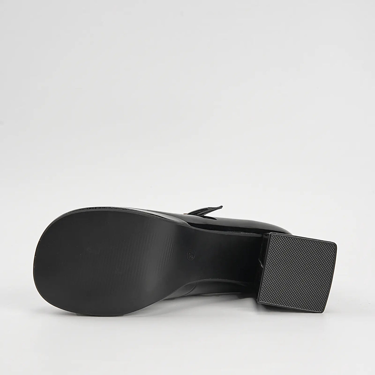 Patent Double Strap Platform Mary Jane Pumps