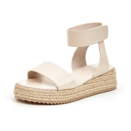 Espadrille Flatform Ankle Strap Sandals